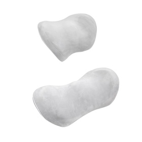 PUCHIKA 头枕腰靠套装 水晶绒 灰色 单独发货